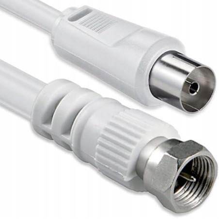 Outlet Antenna Kabel Adapter 2 5m 1aTTack.de 2x ekran F do Koax Buchse