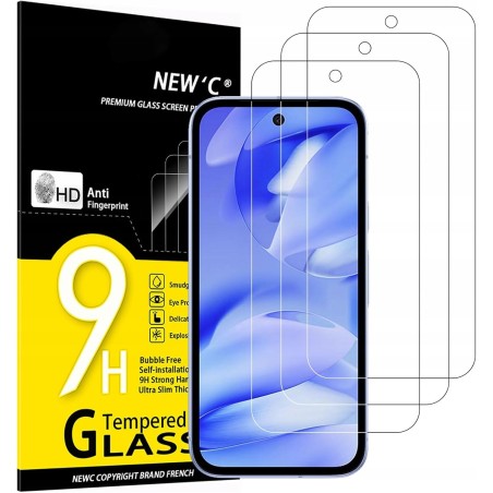 Outlet Zestaw 3 folii ochronnych ze szkła hartowanego NEW'C do Google Pixel