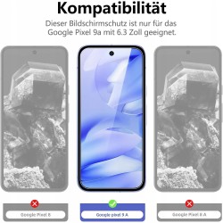 Outlet Zestaw 3 folii ochronnych ze szkła hartowanego NEW'C do Google Pixel