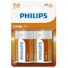 Outlet Bateria cynkowo-węglowa Philips D (R20) 2 szt.