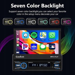 Outlet Radio samochodowe 7" 1 DIN Hodozzy z dotykowym Carplay i Bluetooth