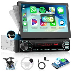 Outlet Radio samochodowe 7" 1 DIN Hodozzy z dotykowym Carplay i Bluetooth