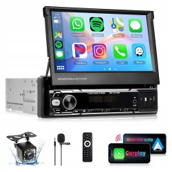 Outlet Radio samochodowe 7" 1 DIN Hodozzy z dotykowym Carplay i Bluetooth