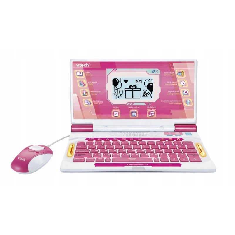 Outlet Laptop VTech Explorer Laptop Pro gry edukacyjne różowy język