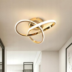 Outlet Noweszesna lampa sufitowa Comely 30 x 10 cm 3000K 30V złoty