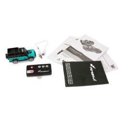 Outlet K4024 AMEWI RC Geländewagen Die Cast Model samochodu TURKUSOWY