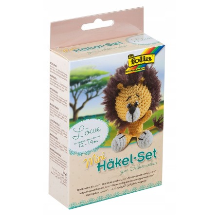 Outlet Zestaw do szydełkowania Mini Löwe 23901 14cm - Lew