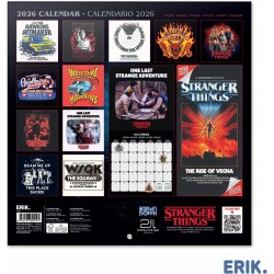 Outlet Kalendarz ścienny Strange Things na rok 2026 A8208 Grupo Erik
