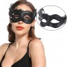 Outlet Maska wenecka Paw czarna metalowa maska motyl na imprezy Halloween