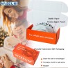 Outlet Maska wenecka Paw czarna metalowa maska motyl na imprezy Halloween