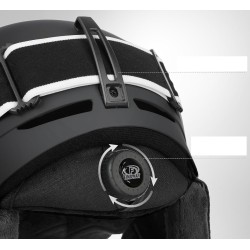 Kask narciarski i gogle okulary Findway K1351 dla dorosłych roz. M 52-58cm