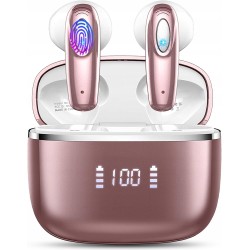 Outlet Słuchawki bezprzewodowe douszne Romoke T19 BT 5.3 Hi-Fi do 8h na