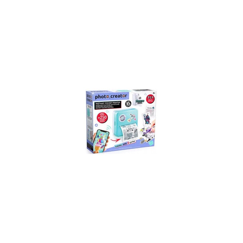 B2826 Kieszonkowa mini drukarka Creator Instant Pocket Printer + 4 ROLKI