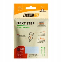 Kołeczki golfowe LIGNUM TEE biodegradowalne 16 szt. 32 mm białe