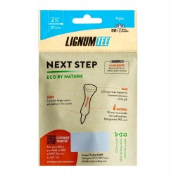 Kołeczki golfowe LIGNUM TEE biodegradowalne 16 szt. 32 mm białe