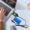 Outlet USB Ładowarka SM-3P 7,4V 2S LiPo z LED do akumulatorów RC Czarna