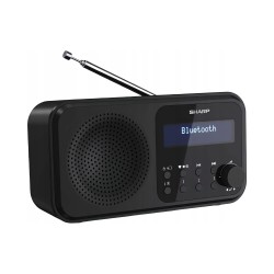 Outlet Radio sieciowo-bateryjne DAB+ FM Sharp DR-P420 Mono Czarne