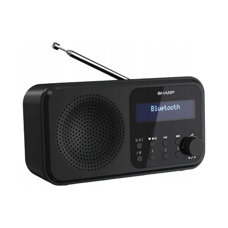 Outlet Radio sieciowo-bateryjne DAB+ FM Sharp DR-P420 Mono Czarne
