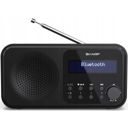 Outlet Radio sieciowo-bateryjne DAB+ FM Sharp DR-P420 Mono Czarne