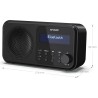 Outlet Radio sieciowo-bateryjne DAB+ FM Sharp DR-P420 Mono Czarne