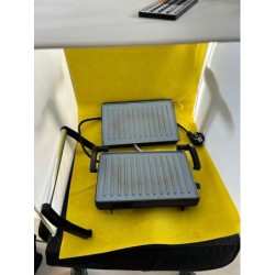 Kontaktowy grill elektryczny Cecotec Rock'nGrill srebrny/szary 700 W OPIS