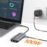 Outlet NOVOO koncentrator USB C, adapter 5 w 1