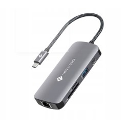 Outlet NOVOO koncentrator USB C, adapter 5 w 1