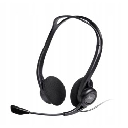 Outlet Słuchawki nauszne z mikrofonem Logitech PC960 USB PC Czarny