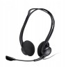 Outlet Słuchawki nauszne z mikrofonem Logitech PC960 USB PC Czarny