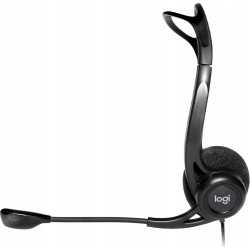 Outlet Słuchawki nauszne z mikrofonem Logitech PC960 USB PC Czarny