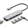 Outlet NOVOO koncentrator USB C, adapter 5 w 1