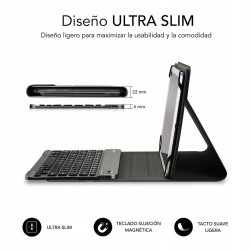 Outlet ETUI SUBBLIM Z KEYTAB PRO BLUETOOTH KLAWIATURA DO TABLETU UKLAD ES