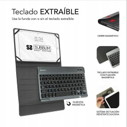 Outlet ETUI SUBBLIM Z KEYTAB PRO BLUETOOTH KLAWIATURA DO TABLETU UKLAD ES