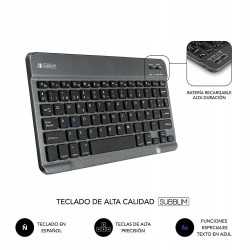 Outlet ETUI SUBBLIM Z KEYTAB PRO BLUETOOTH KLAWIATURA DO TABLETU UKLAD ES