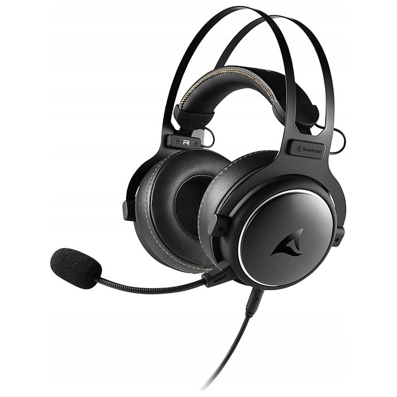 USZKODZONY Słuchawki dla graczy nauszne Sharkoon SGH50 do PC PS5 XBOX