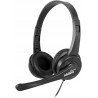 Outlet Słuchawki przewodowe z mikrofonem VOX 505 USB Czarny