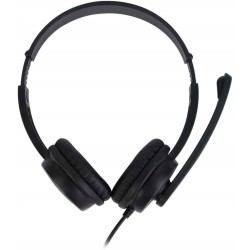 Outlet Słuchawki przewodowe z mikrofonem VOX 505 USB Czarny