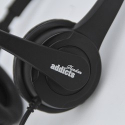 Outlet Słuchawki przewodowe z mikrofonem VOX 505 USB Czarny