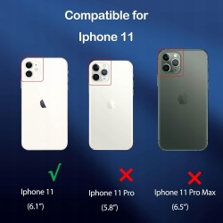 Outlet Tenphone Etui Ochronne do iPhone 11 6,1" z Ochroną Kamery, Czarne