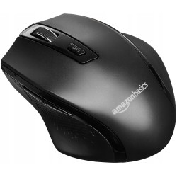 Outlet Myszka bezprzewodowa AmazonBasics G6B-BK Optyczna 3600 DPI Czarna