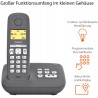 Outlet Telefon bezprzewodowy Gigaset A280A z wyświetlaczem Szary
