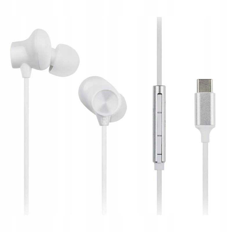 Outlet Panasonic RP-TCM225DEW Słuchawki przewodowe 1.2m dokanałowe USB-C