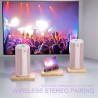 Outlet Przenośny Głośnik Ortizan Bluetooth IPX7 LED Hi-Fi 360° Różowy