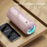 Outlet Przenośny Głośnik Ortizan Bluetooth IPX7 LED Hi-Fi 360° Różowy
