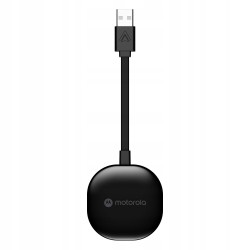 Outlet Adapter bezprzewodowy Motorola MA1 do Android Auto USB BT Czarny