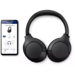 Outlet Słuchawki bezprzewodowe nauszne Philips TAH8506BK BT 5.0 ANC Czarne