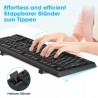 Outlet KOORUI Zestaw Klawiatura QWERTZ i Mysz QWERTZ Czarny
