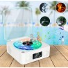 Outlet Głośnik Bluetooth RGB z winylu The Waves opcje szumu deszczu Biały