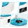 Outlet Głośnik Bluetooth RGB z winylu The Waves opcje szumu deszczu Biały