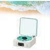 Outlet Głośnik Bluetooth RGB z winylu The Waves opcje szumu deszczu Biały